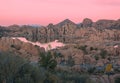 Scenic Watson Lake Sunset Reflection Prescott Arizona Royalty Free Stock Photo