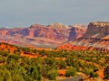 Scenic Way a Park Road in Capitol Reef National Park, Utah, USA. Royalty Free Stock Photo