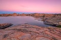 Scenic Willow Lake at sSunset Prescott Arizona