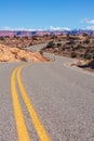 Winding road through Canyonlands National Park Royalty Free Stock Photo