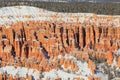 Scenic Winter Landscape in Bryce Canyon National Park Utah Royalty Free Stock Photo