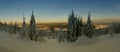 Scenic winter landscape Royalty Free Stock Photo