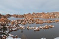 Scenic Winter Landscape at Watson Lake PrescottArizona