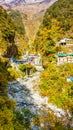 Scenic Yamunotri Temple in Uttarakhand, India