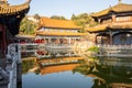 Scenic of Yuantong Temple, the most famous Buddhist temple in Kunming. landmark and popular for tourists attractions in Kunming, Royalty Free Stock Photo