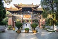 Scenic of Yuantong Temple, the most famous Buddhist temple in Kunming. landmark and popular for tourists attractions. Kunming,