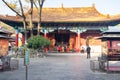 Scenic of Yuantong Temple, the most famous Buddhist temple in Kunming. landmark and popular for tourists attractions. Kunming,