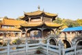 Scenic of Yuantong Temple, the most famous Buddhist temple in Kunming. landmark and popular for tourists attractions. Kunming,