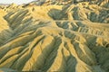 Scenic Zabriske Point at Sunset Royalty Free Stock Photo