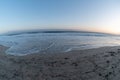 Scenic Zuma Beach vista at sunset, Malibu,California