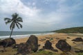 Scenice view of Khavane beach, Sindhudurga, Maharashtra, india Royalty Free Stock Photo