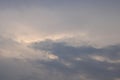 Scenics of the beauty sky with cloud. Royalty Free Stock Photo