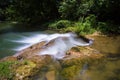 Scenics of Jed-Sao-Noi waterfall Royalty Free Stock Photo