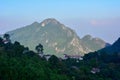 Scenics view of a hill tribe village in northern part of Thailand.  Most of villager is arabica coffee plantaion farmers Royalty Free Stock Photo