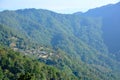 Scenics view of a hill tribe village in northern part of Thailand.  Most of villager is arabica coffee plantaion farmers Royalty Free Stock Photo