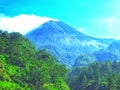 Scenics view of Mount Merapi
