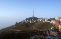 Sceniv view of photo of TV tower of Kurseong Town