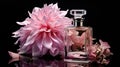 scent perfume with flower Royalty Free Stock Photo