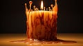 scented candle wax Royalty Free Stock Photo