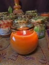 Scented candles home made Royalty Free Stock Photo