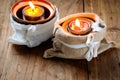 Scented candles Royalty Free Stock Photo