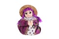 Scented sachets Lavender in the form of dolls from the Provence Royalty Free Stock Photo