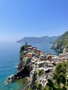 Scentic view of colorful village Vernezza in Cinque Terre, Italy