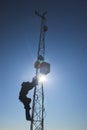 Scentific weather stations Royalty Free Stock Photo