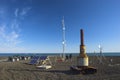 Scentific weather stations Royalty Free Stock Photo