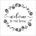 Scetch Welcome To Our Home