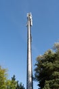 Schaan, Liechtenstein, September 25, 2021 Antenna is reaching the blue sky