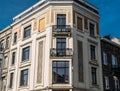 Art Nouveau facade with decoration and balconies Royalty Free Stock Photo