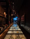 Schaerbeek, Brussels Capital Region - Belgium - Interior tunnel of a railwaytrack exposition at the Trainworld museum