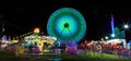 Schaghticoke County Fair NY on a rainy summer night in September