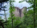 Schalun Castle German Burg Schalun or Ruine Schalun, also known colloquially as Wildschloss Castle in the wild - Vaduz Royalty Free Stock Photo