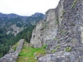 Schalun Castle German Burg Schalun or Ruine Schalun, also known colloquially as Wildschloss Castle in the wild - Vaduz Royalty Free Stock Photo