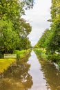 Channel along Schapenlaan at city of Linschoten