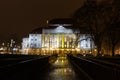 Schauspielhaus theater at night time