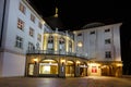 Schauspielhaus theater at night time