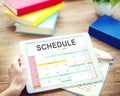 Schedule Activity Calendar Appointment Concept Royalty Free Stock Photo