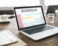 Schedule Activity Calendar Appointment Concept Royalty Free Stock Photo