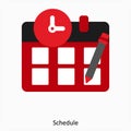 Schedule Royalty Free Stock Photo