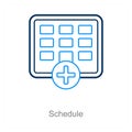 Schedule Royalty Free Stock Photo