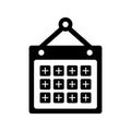 Schedule black icon, appointment, calendar, day, event, month, plan
