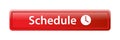 Schedule icon web button Royalty Free Stock Photo