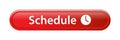 Schedule icon web button Royalty Free Stock Photo