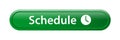 Schedule icon web button Royalty Free Stock Photo