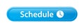 Schedule icon web button Royalty Free Stock Photo