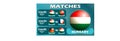Schedule of matches of the Hungarian national team in the final stage of the European Football Championship 2020. Isolated objects