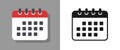 Schedule symbol calendar appointment vector icon